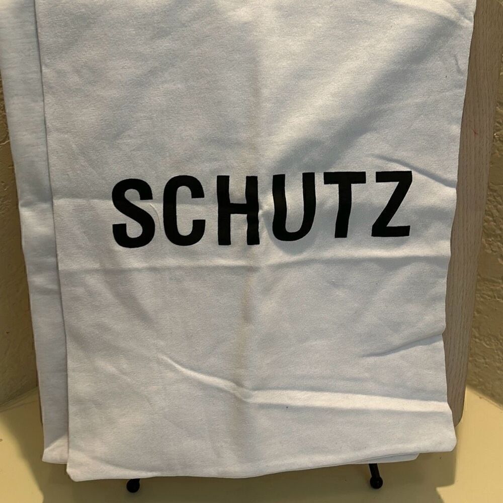 Schutz Large Dust Bag White With Logo Travel Protective Cover Storage *ONLY ONE